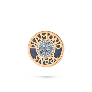 Подвеска из желтого золота с бриллиантами