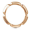 Кольцо из красного золота с бриллиантами