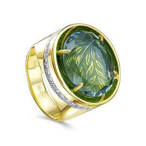 Кольцо из желтого золота