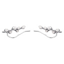 Серьги Клаймберы из серебра
