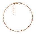 Браслет декоративный из красного золота