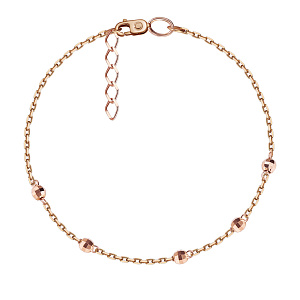 Браслет декоративный из красного золота