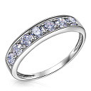 Кольцо из серебра с фианитом