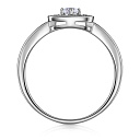 Кольцо из белого золота с бриллиантами