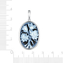 Подвеска из серебра с агатом