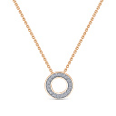 Колье из красного золота с бриллиантами