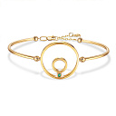 Браслет декоративный из желтого золота