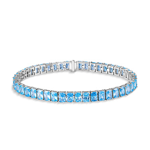 Браслет декоративный из серебра