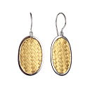 Серьги из серебра с позолотой