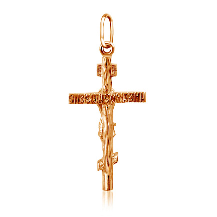 Крест из красного золота