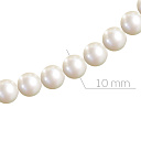 Бусы из красного золота с жемчугом