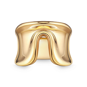 Кольцо из серебра с позолотой