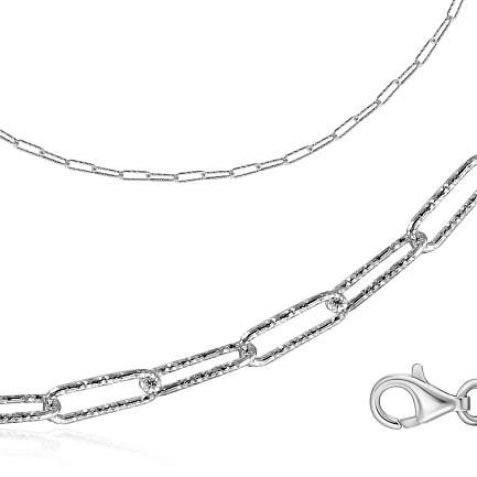 Цепь декоративная из серебра