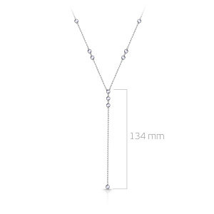 Колье из серебра