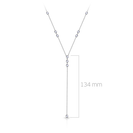 Колье из серебра