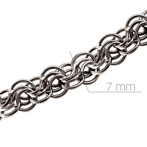 Цепь ручной работы из серебра