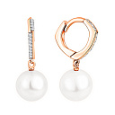 Серьги из красного золота