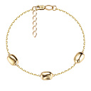 Браслет декоративный из желтого золота