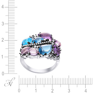 Кольцо из белого золота