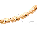 Браслет автомат из серебра, плетение якорное