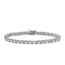 Браслет декоративный из белого золота с бриллиантами