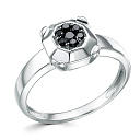 Кольцо из белого золота с бриллиантами