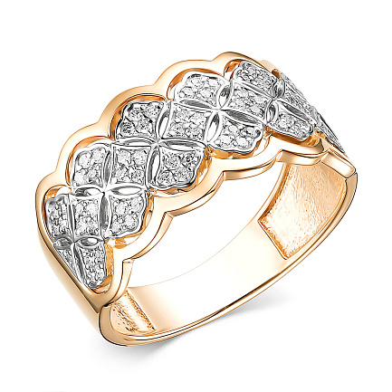 Кольцо из красного золота