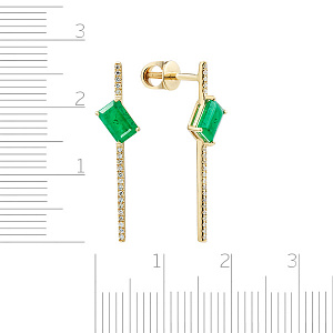 Серьги Пусеты