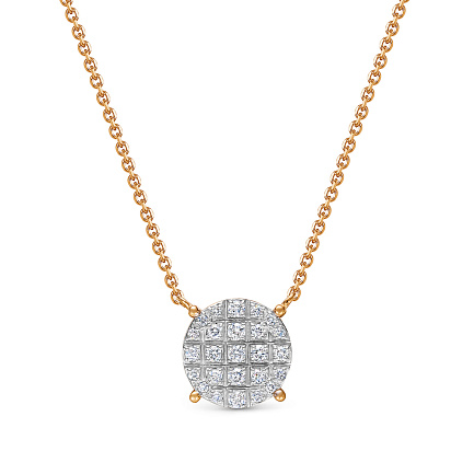 Колье из красного золота с бриллиантами