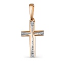 Подвеска из красного золота с бриллиантами