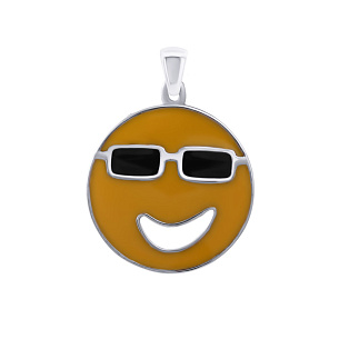 Подвеска из серебра с эмалью