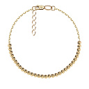 Браслет декоративный из желтого золота