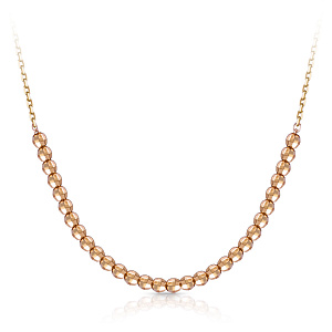 Колье из красного золота