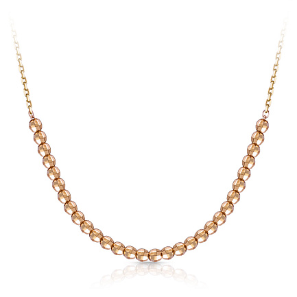 Колье из красного золота