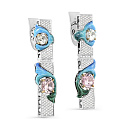 Серьги с английским замком из белого золота с бриллиантами