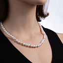 Бусы из красного золота с жемчугом