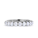 Кольцо обручальное из белого золота