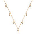 Колье из красного золота с бриллиантами