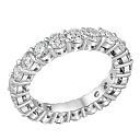 Кольцо из белого золота с бриллиантами