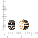 Серьги из красного золота