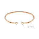 Браслет декоративный из красного золота