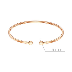 Браслет декоративный из красного золота