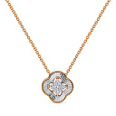 Колье из красного золота с бриллиантами