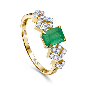 Кольцо из желтого золота