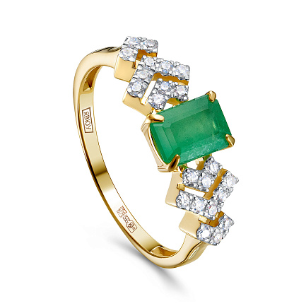 Кольцо из желтого золота