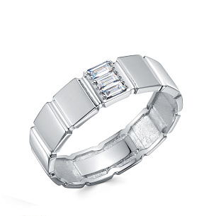 Кольцо из платины с бриллиантом