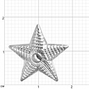 Булавка из серебра