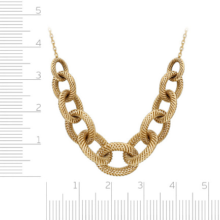 Колье из желтого золота