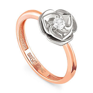 Кольцо из красного золота