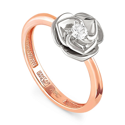 Кольцо из красного золота